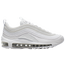 Nike Air Max 97 - Girls' Grade School White/White/Met Silver