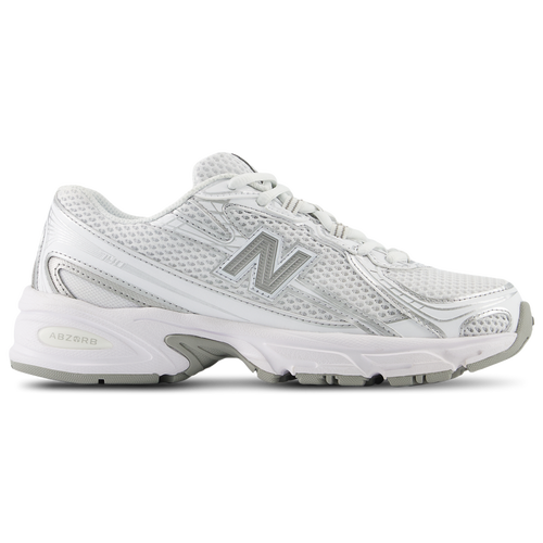 New Balance Boys 740 - Boy's Grade School Size 07.0 - White/Silver
