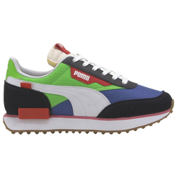 Garçons, Scolaire - PUMA Future Rider - Noir/Vert fluo/Bleu étincelant
