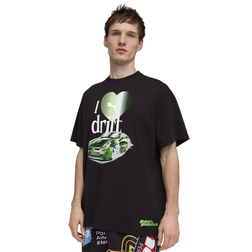 - PUMA x Fast & Furious Short Sleeve T-Shirt - Lime Green/Black