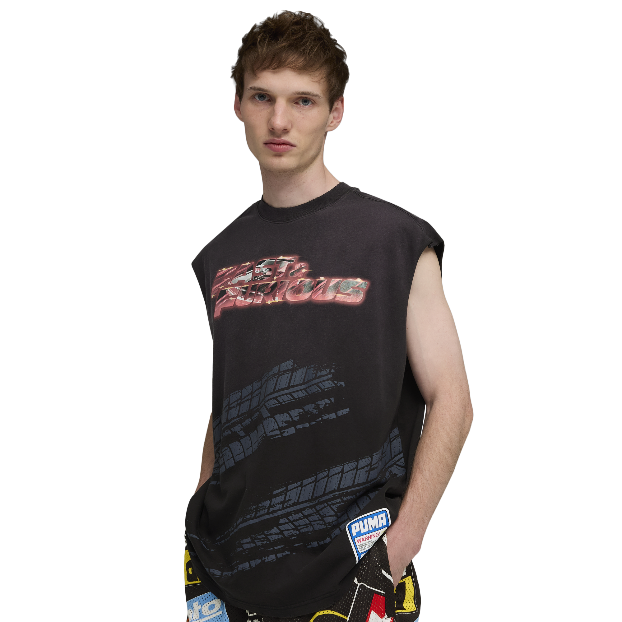 PUMA x Fast & Furious Cut-Off T-Shirt - Men's