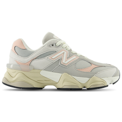 Girls' Grade School - New Balance 9060  - Grey/Pink/White