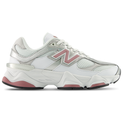 Girls' Grade School - New Balance 9060  - White/Pink