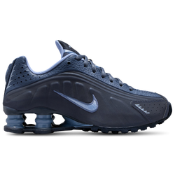 Boys' Grade School - Nike Shox R4 NA 9  - Obsidian/Light Armory
