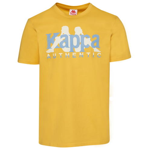 

Kappa Mens Kappa Authentic Vanguard T-Shirt - Mens Yellow/Blue Size XXL