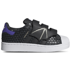 Girls' Preschool - adidas Minecraft Superstar II - Black/Purple