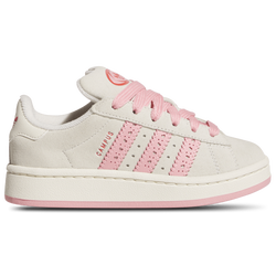 Girls' Preschool - adidas Originals Campus 00s  - Cream White/Semi Pink Spark/Bright Red