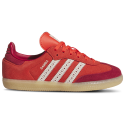 Girls' Preschool - adidas Originals Samba   - Red/White/Red
