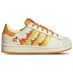 Boys' Preschool - adidas Originals Superstar II Pokémon  - Cream White/Shock Yellow/Bright Orange