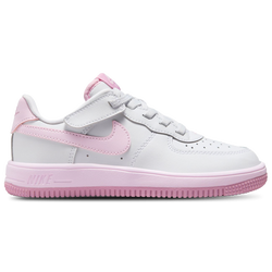 Boys' Preschool - Nike Air Force 1 Low EasyOn  - White/Pink Foam/Elemental Pink