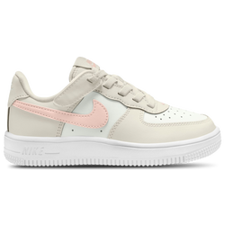 Girls' Preschool - Nike Air Force 1 EasyOn  - Pink/Tan