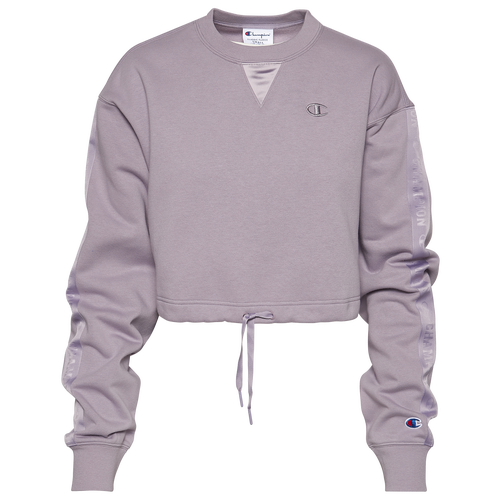 

Champion Womens Champion Classic Fleece Cinched Bottom Crew - Womens Smoked Lilac Size S