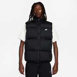 Men's - Nike Club Puffer Vest  - White/Black