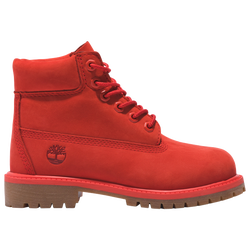 Boys' Preschool - Timberland 6" Premium 50th Anniversary - Red/Brown/Red