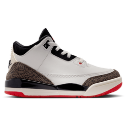 Boys' Preschool - Jordan Retro 3 - White/Black/Tan