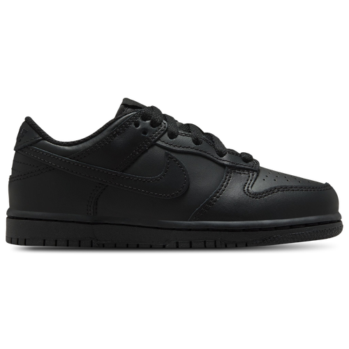 Boys Preschool Nike Dunk Low - Boys' Preschool Shoes Black/Black Size 12.0