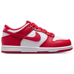 Boys' Preschool - Nike Dunk Low  - White/University Red