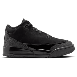 Boys' Preschool - Jordan Retro 3  - Black/Black