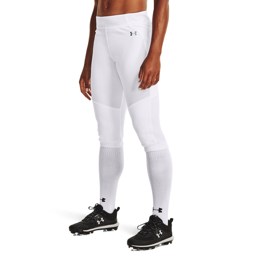 

Under Armour Womens Under Armour Vanish Softball Beltless Pants - Womens White/Gray Size L