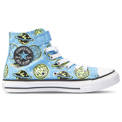 Girls' Preschool - Converse Chuck Taylor All Star 1V  - Light Blue/Neon Mantis/Black