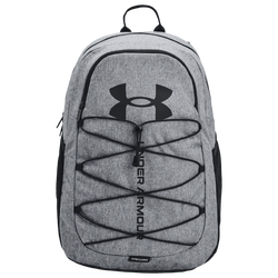 Youth - Under Armour Hustle Sport Backpack - Pitch Gray Heather/Black/Black