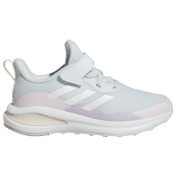 Boys' Preschool - adidas Fortarun Elastic Lace  - White/Blue/Pink