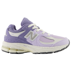 Girls' Preschool - New Balance 2002R  - White/Purple/Silver