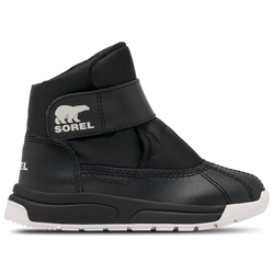 Boys' Preschool - Sorel Whitney 3 Strap Boots  - White/Black