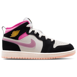 Garçons, maternelle - Jordan AJ 1 SE à mi-cheville - Black/Gold/Pink