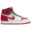Jordan Retro 1 High OG - Boys' Preschool White/Red/Black