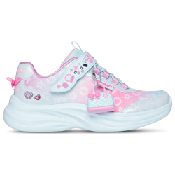 Girls' Preschool - Skechers Pretty Purses Theme Sneaker - Teal/Pink