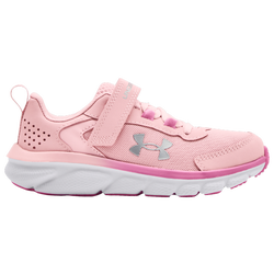 Girls' Preschool - Under Armour Assert 9  - White/Pink/Silver