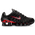 Nike Shox TL  - Men's Black/University Red/Metallic Silver