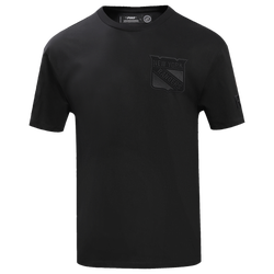Men's - Pro Standard Rangers Neutral CJ Drop Shoulder T-Shirt - Black