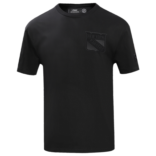 Pro Standard Mens New York Rangers Rangers Neutral CJ Drop Shoulder T-Shirt - - Black