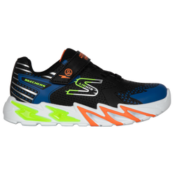 Boys' Preschool - Skechers Flex Glow Bolt - Black/Blue