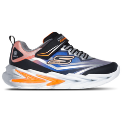 Boys' Preschool - Skechers Flex-Glow Ultra  - Silver/Blue/Black