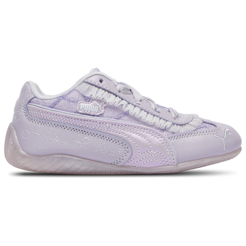 Girls Preschool PUMA PUMA Wicked Speedcat - Girls' Preschool Shoe Silver/Purple Size 01.0