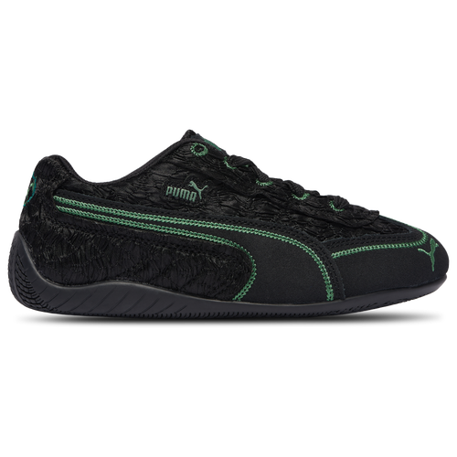 Girls Preschool PUMA PUMA Wicked Speedcat - Girls' Preschool Shoe Black/Green Size 11.0