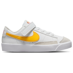 Girls' Preschool - Nike Blazer Low '77  - White/Pink/Yellow