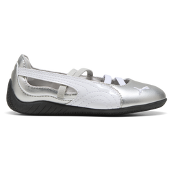 Girls' Preschool - PUMA Speedcat Ballet  - Gray/White