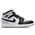 Jordan AJ 1 Mid  - Boys' Preschool Light Smoke/White/Black