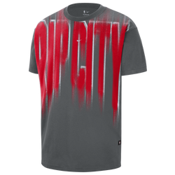 Men's - Nike NBA Game Theater Short Sleeve T-Shirt - Grey