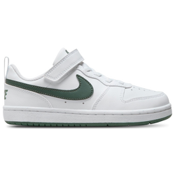 Boys' Preschool - Nike Court Borough Low Recraft  - White/Green