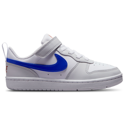 Boys' Preschool - Nike Court Borough Low Recraft  - White/Racer Blue/Grey