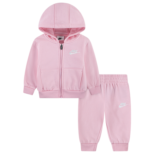 Nike Girls Infant   Lbr Full-zip Club Set In Pink