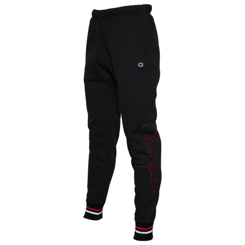 

Champion Mens Champion Premium Reverse Weave Jogger - Mens Red/Black Size XL