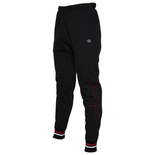 

Champion Mens Champion Premium Reverse Weave Jogger - Mens Red/Black Size S