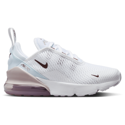 Girls' Preschool - Nike Air Max 270  - White/Burgundy Crush