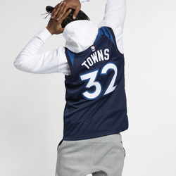 Men's - Nike NBA Swingman Jersey - Navy/White